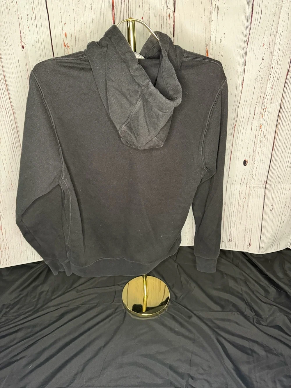 Nike Black Pullover Hoodie with White Swoosh 0364